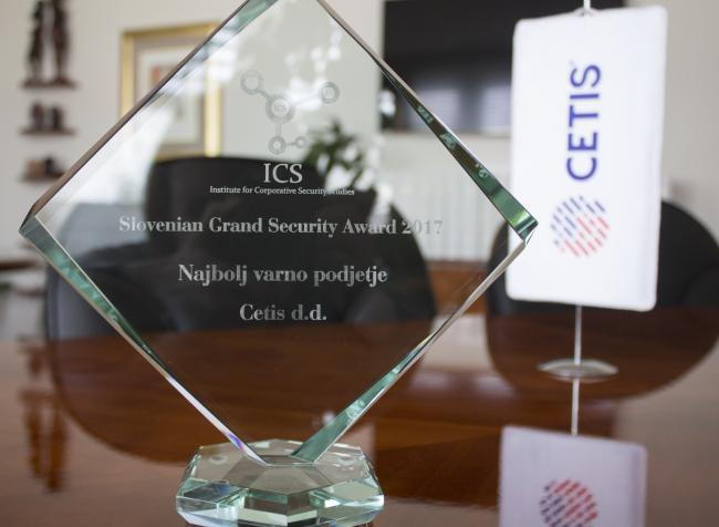 La société CETIS a reçu le prix de la société la plus sûre en 2017